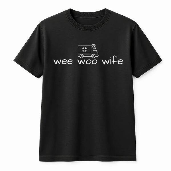 Paramedic Wife Sweatshirt | Funny Wee Woo Ambulance Graphic | Soft Cotton Blend | Gift for First Responder Spouse